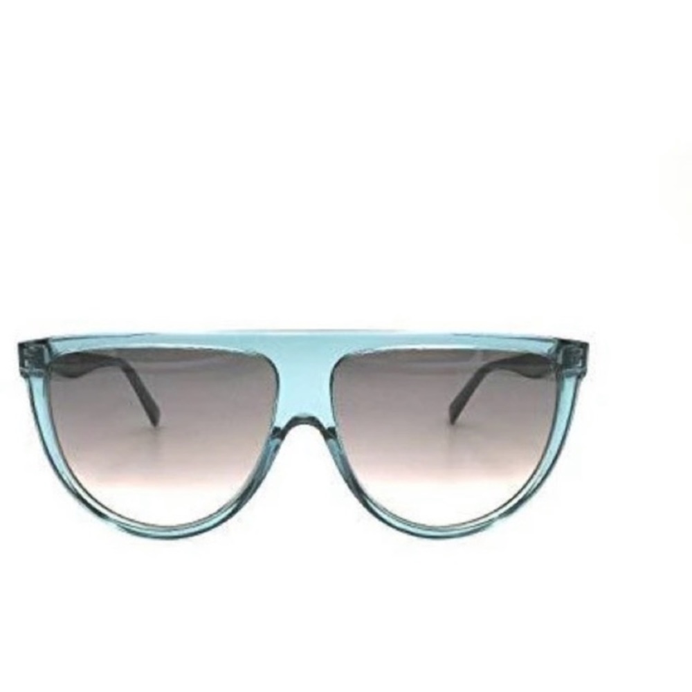 Celine flat Top Sunglasses Blue Gradient Brown lenses. Amazing Kim K glasses